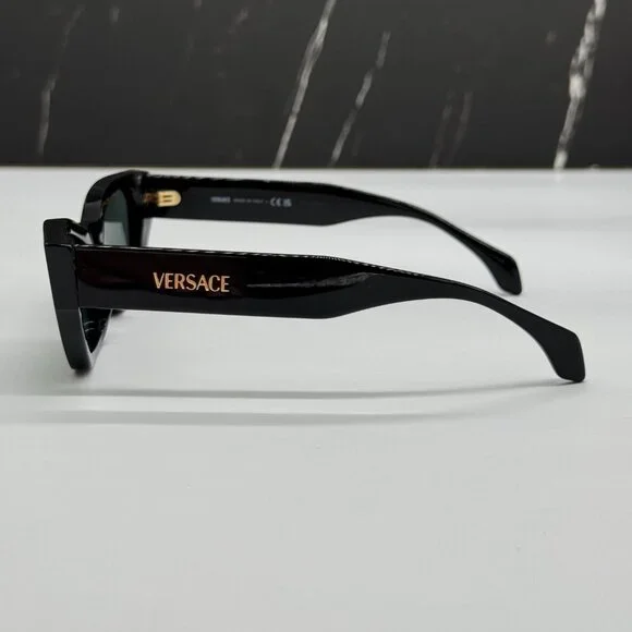 NEW VERSACE VE4488U GB1/87 WOMEN SUNGLASSES BLACK/GREY VE4488U GB187 EYEWEAR